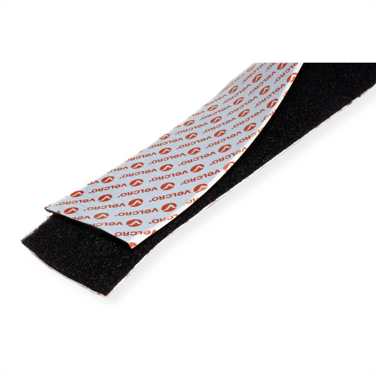 VELCRO® Bande 50mmx2.5m noir, crochets&velours autocollants extra fort-4