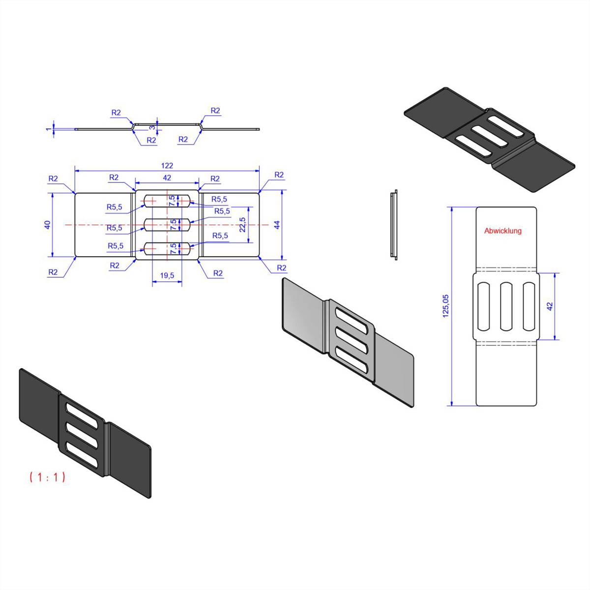 BACHMANN Equerre de raccordement PDU Basic-1