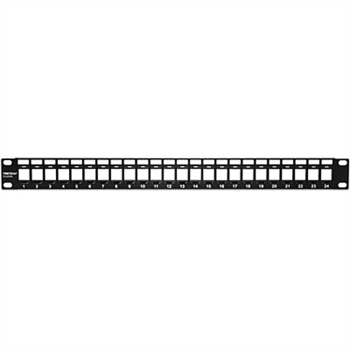 TRENDnet TC-KP24 Panneau de brassage vide à 24 ports pour Keystones 1U-5