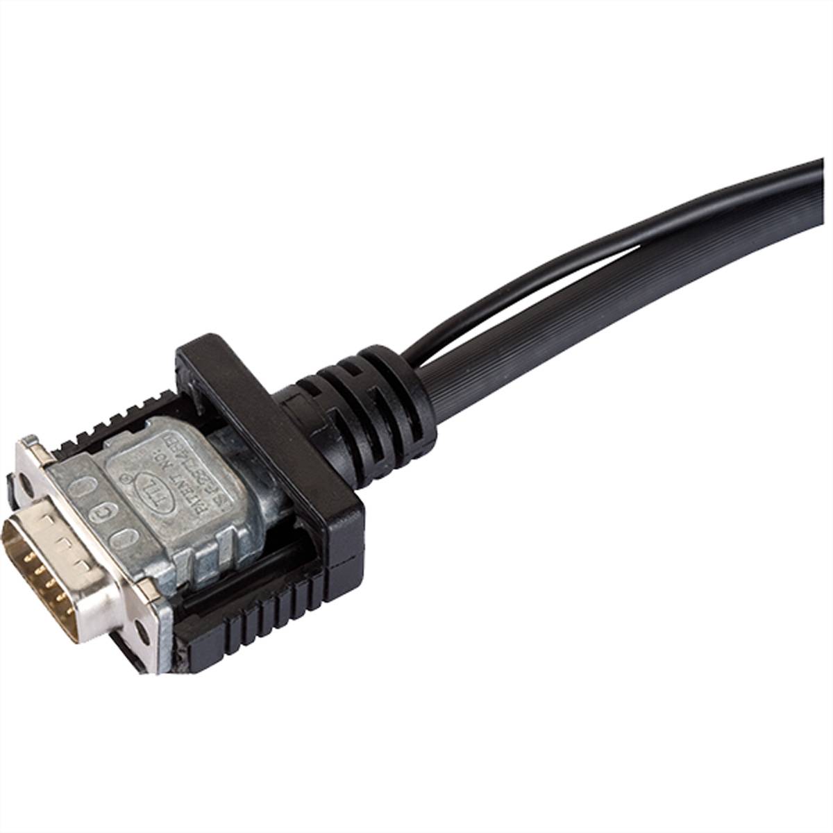 Bachmann VGA Câble de raccordement Fiche mâle VGA 15 pôles, Fiche mâle VGA 15 pôles 5.00 m noir 940.048 Câble VGA-2