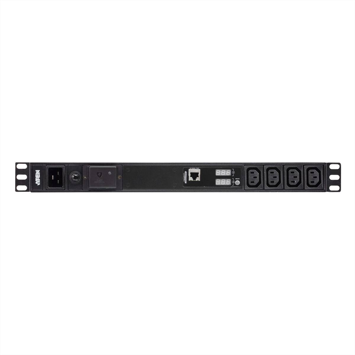 ATEN PE1218SG PDU 1U de base avec mesure et protection contre les surtensions-0