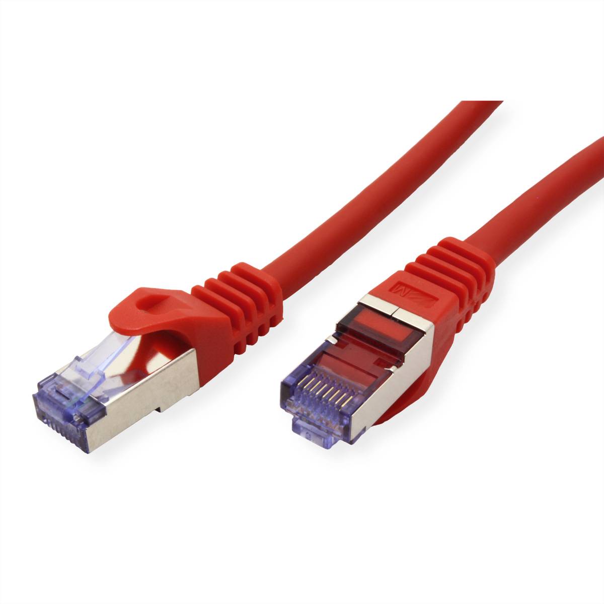 Cordon ROLINE S/FTP(PiMF) Cat.6A / 10 Gigabit, LSOH, Component Level, rouge, 3 m-1