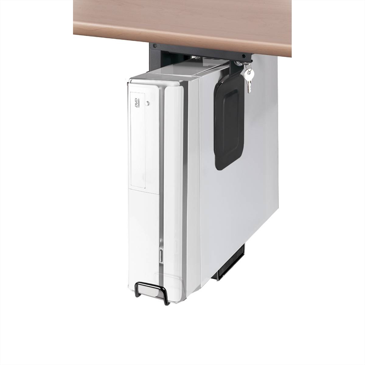ROLINE Support pour Slim/Mini PC, verrouillable, noir-3
