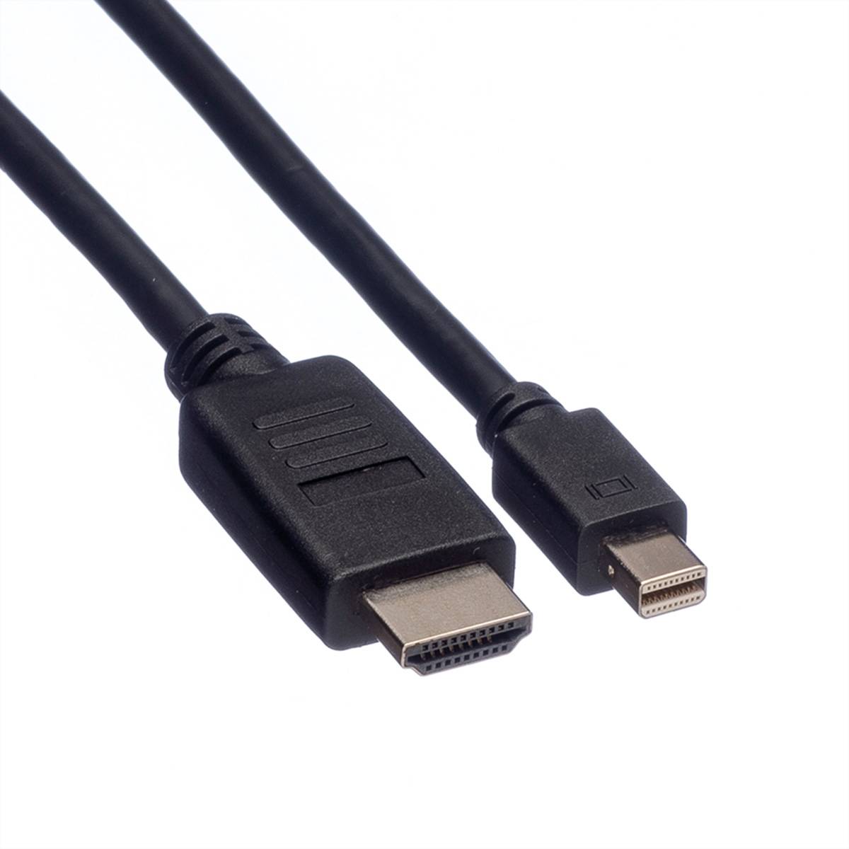 ROLINE Câble Mini DisplayPort, Mini DP - HDTV, M/M, noir, 1 m-3
