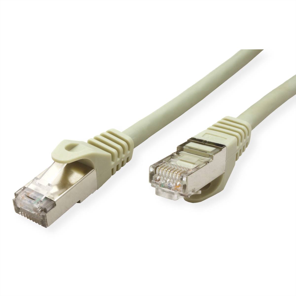 Cordon VALUE Cat.6A (Classe EA) S/FTP (PiMF) solide LSOH, gris, 30 m-1