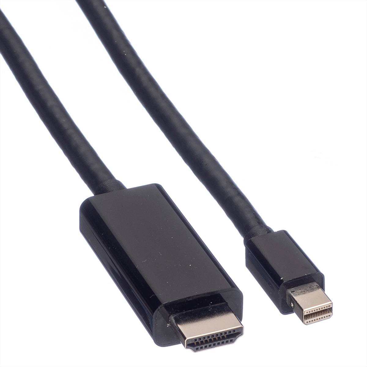 VALUE Mini DisplayPort Câble, Mini DP - UHDTV, M/M, noir, 3 m-3