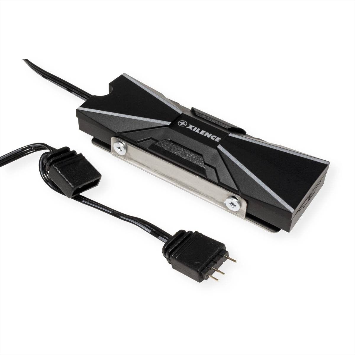Xilence M2SSD.B.ARGB Radiateur M.2 2280 SSD PCIe NVMe/SATA, 3PIN ARGB 5V, passif-2