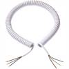 BACHMANN Câble spirale 0,8-3.2m, YMHY-J blanc 3G1.5, pour lampe