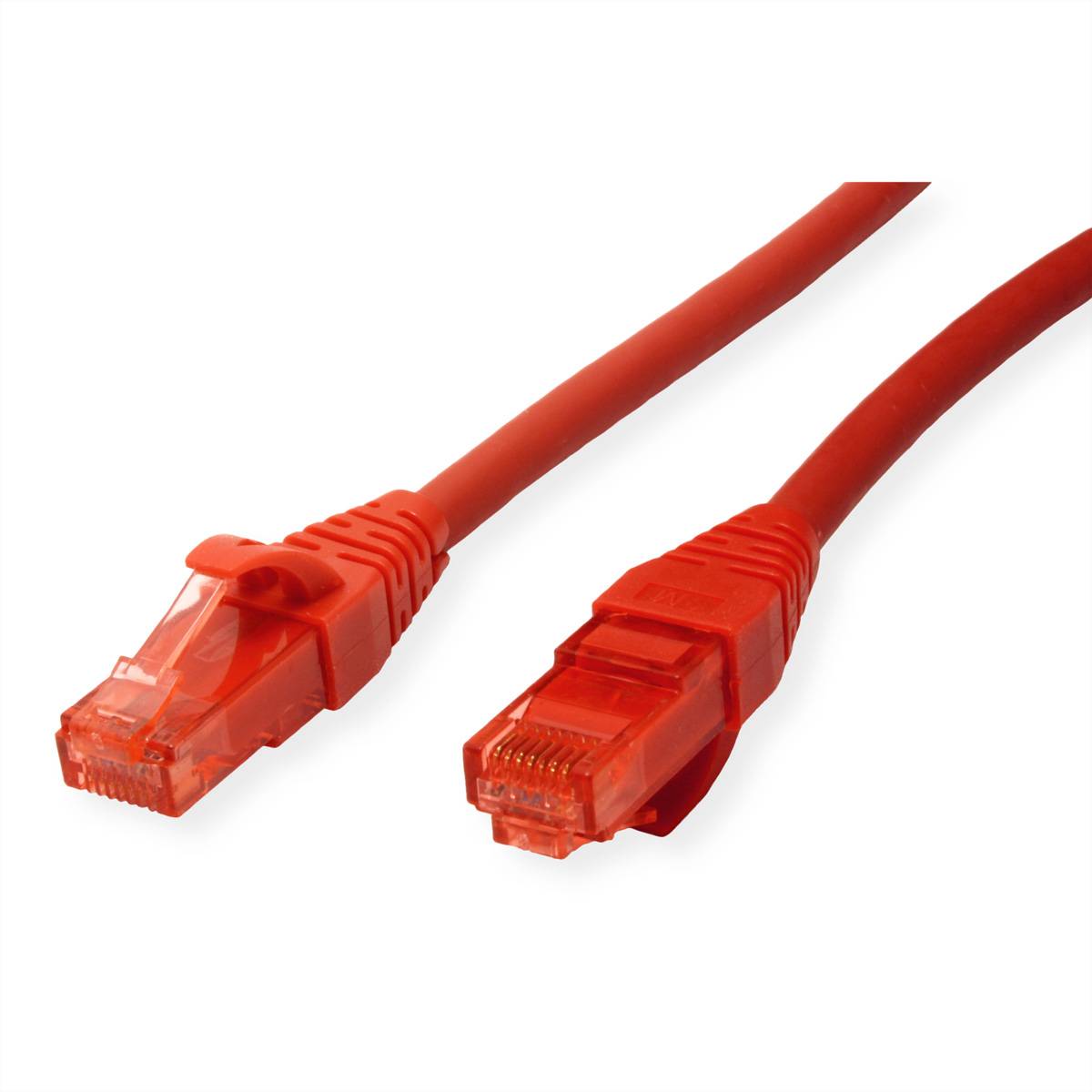 Cordon ROLINE UTP Cat.6, LSOH, Component Level, rouge, 0,5 m-1