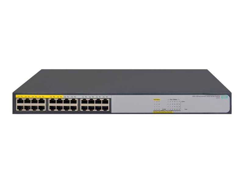 Hewlett Packard Enterprise JH019A#ABB HPE 1420-24G-PoE+ (124W) Switch - Switch Switch réseau 48 Gbit/s fonction PoE-2