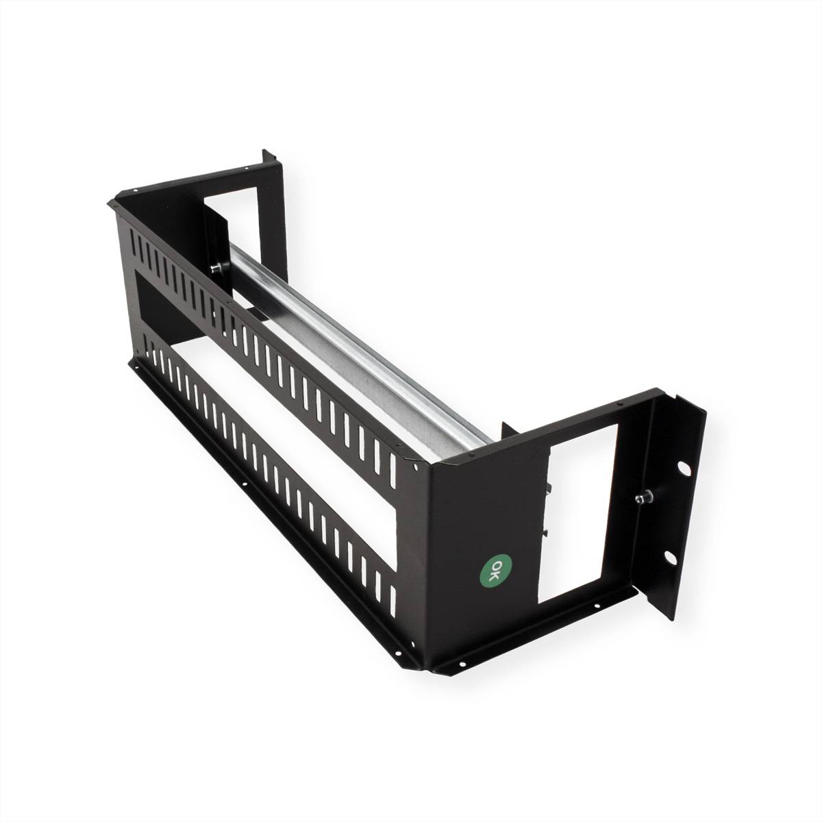 ROLINE 19" Support rail DIN 3U, 133x482x123 HxLxP-3