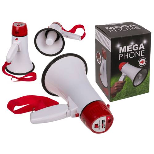 Mégaphone porte voix avec fonction chansons-0