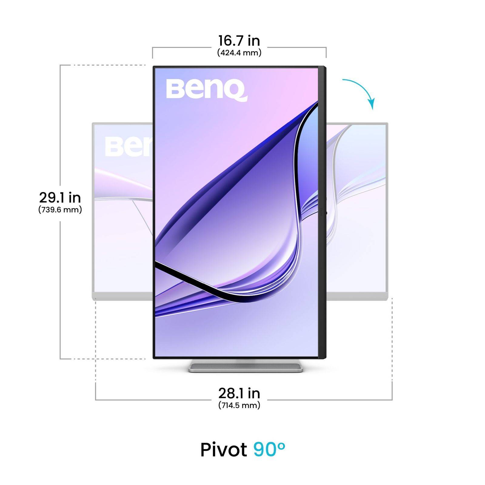 BenQ MA320U, 80 cm (31.5"), 3840 x 2160 pixels, 4K Ultra HD, 5 ms, Blanc-3
