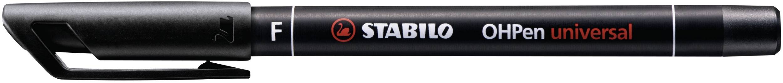 STABILO OHPen permanent 0,7 mm - noir - Carton de 10 pièces-0