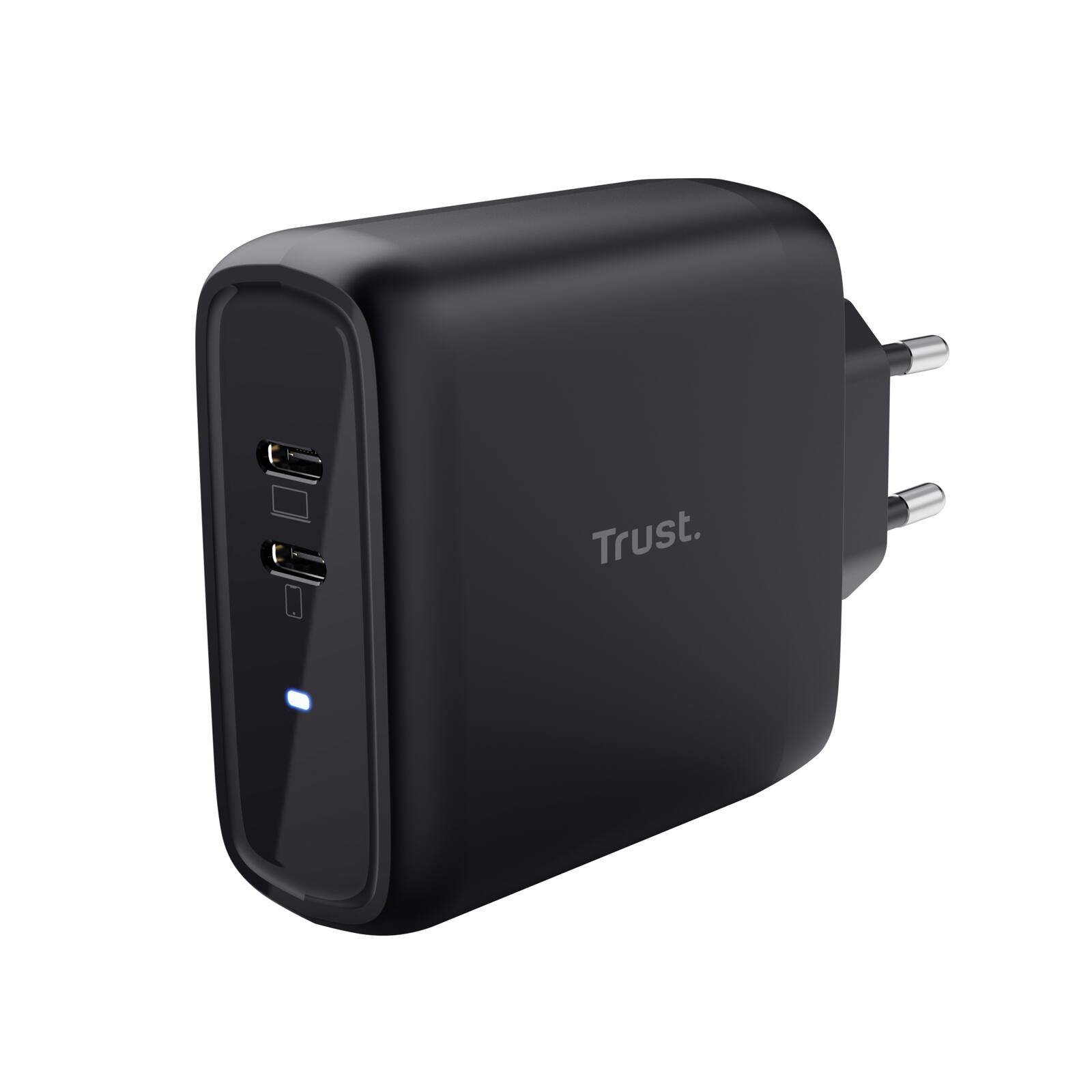 TRUST MAXO 65W 2P USB-C Charger Black-0