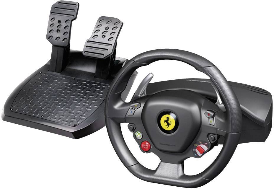 Volant Thrustmaster Ferrari 458 Italia Racing Wheel USB PC, Xbox 360 noir Conrad.fr