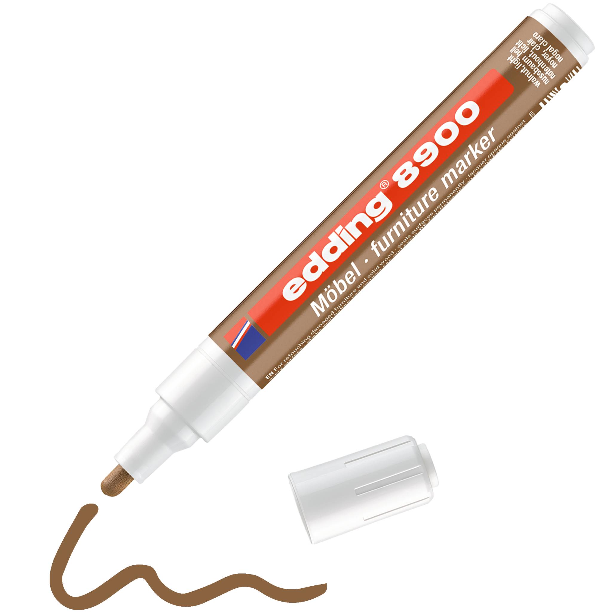 Edding Möbelmarker 4-8900-1-4613 Marqueur pour meubles 1.5 mm, 2 mm-2