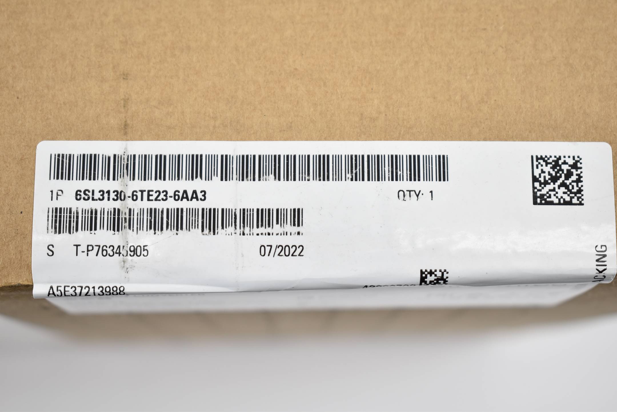 Siemens 6SL3130-6TE23-6AA3 - SINAMICS S120 SMART line Module Entrée : 3AC 380-4-2