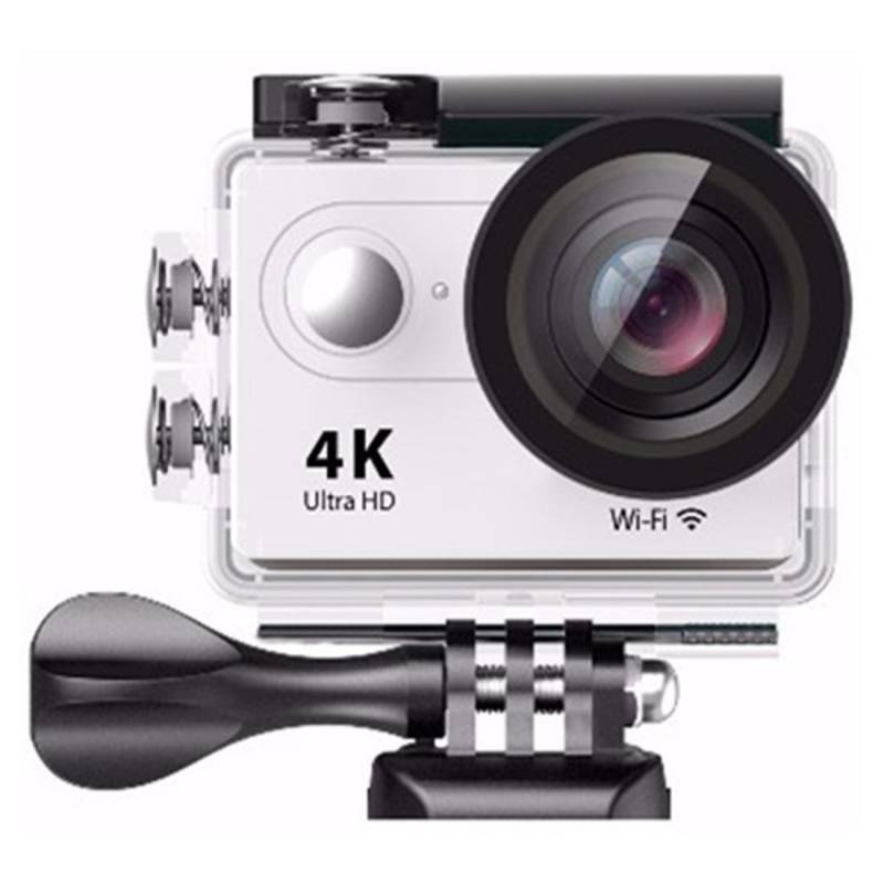 Caméra Sport 4 K Ultra HD 12 Mp LCD 2 Pouces Wifi 170 Degrés Étanche Noir YONIS-0