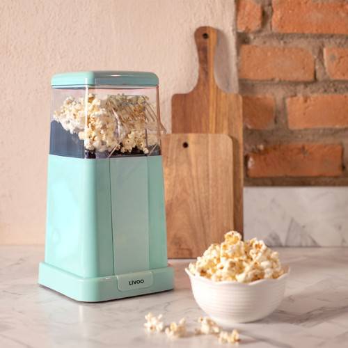 Machine à pop-corn bleue compacte 1200W-0
