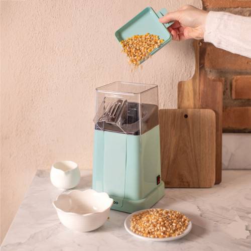 Machine à pop-corn bleue compacte 1200W-2