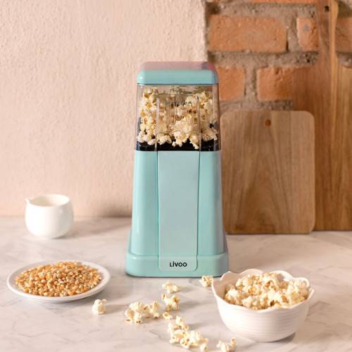Machine à pop-corn bleue compacte 1200W-3