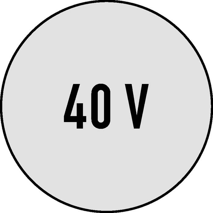 Image du symbole pour Makita UR006GZ02 sans fil Coupe-bordures 40 V Largeur de coupe (max.): 430 mm