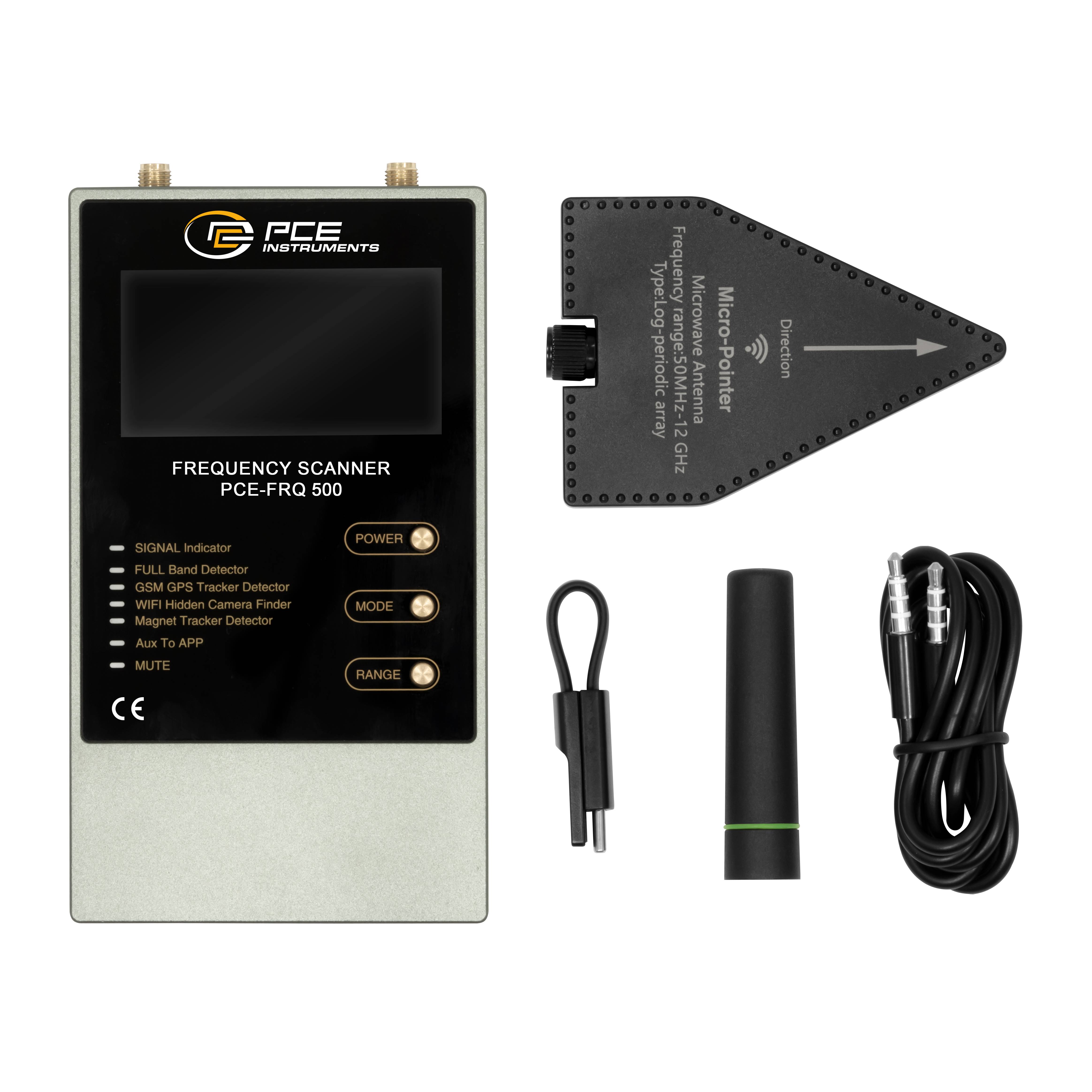 PCE Instruments PCE-FRQ 500 Testeur de champ magnétique-4