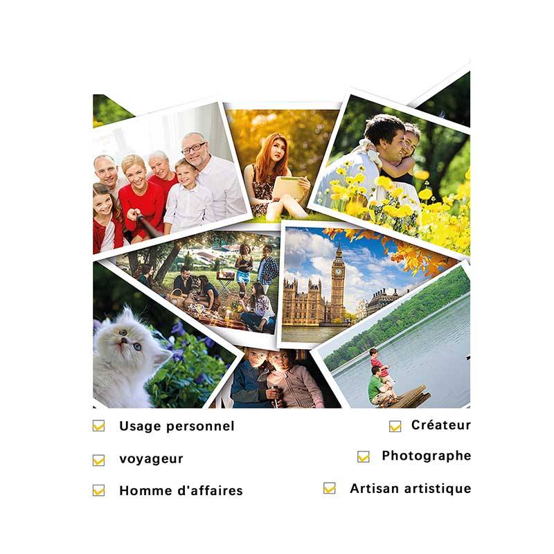 KODAK Ultra Premium Photo Paper - Papier Photo Satiné, Pack de 20 Feuilles, 280g/m², Format 13x18 cm, Impression Jet d'-3