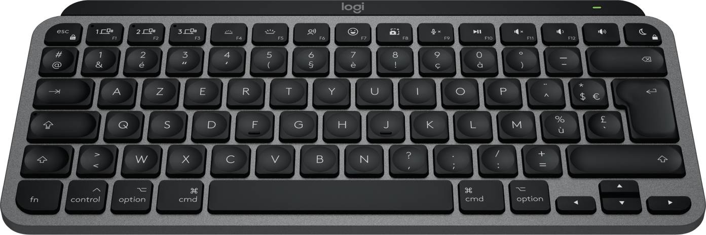 Clavier Sans Fil Logitech MX Keys Mini Pour Mac Azerty Bluetooth LE Noir 315x145x40 mm-2