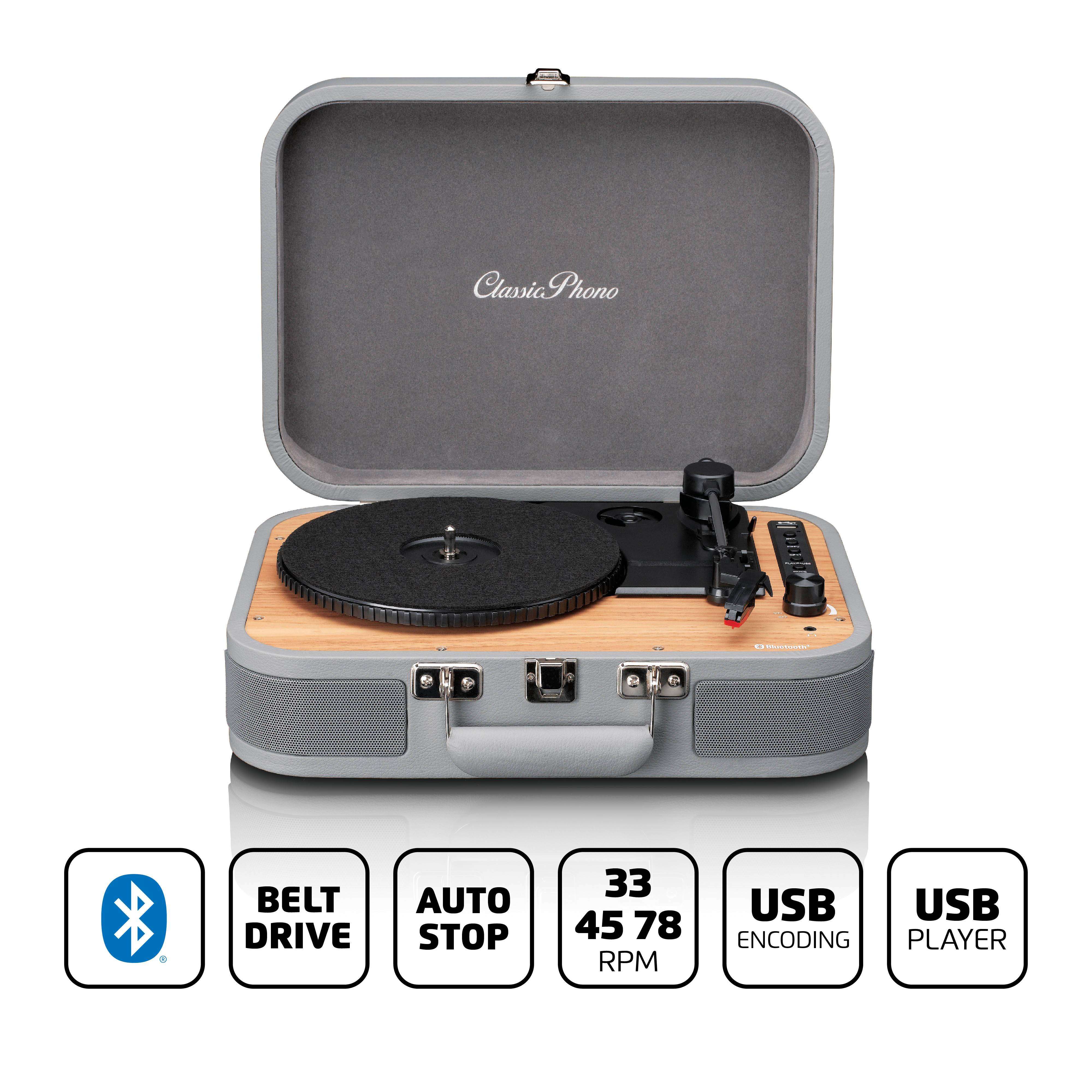 Platine Vinyle 3 Vitesses 33, 45 Et 78tr/min Lenco TT-116GY-2