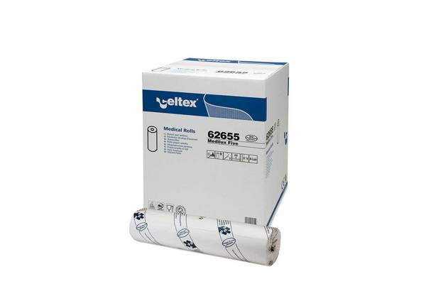Drap d examen 50x38cm le carton de 9 rouleaux - CELTEX - Drap d'examen