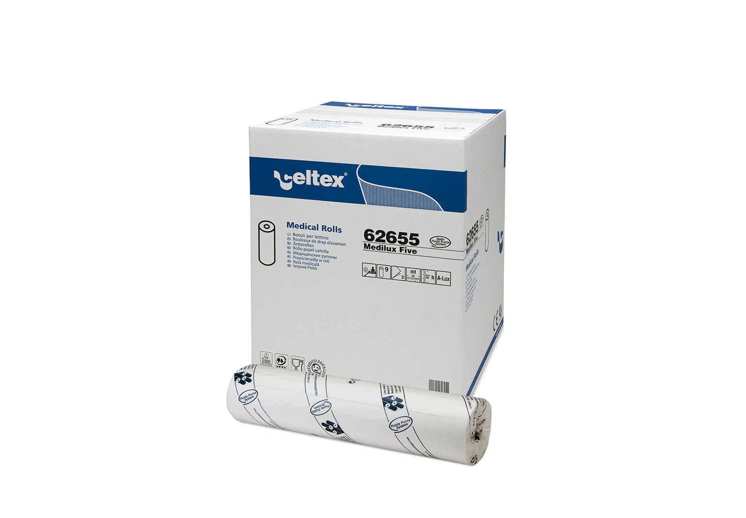 Drap d examen 50x38cm le carton de 9 rouleaux - CELTEX - Drap d'examen-0