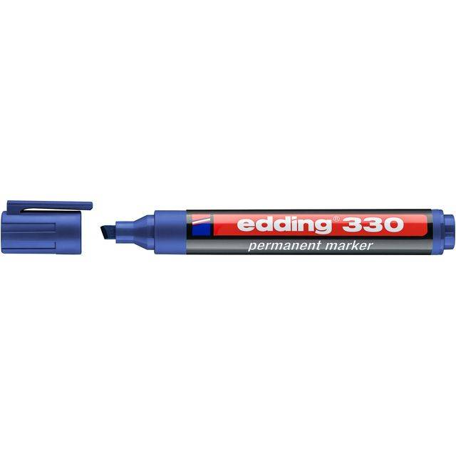 Edding 330 4-330003 Marqueur permanent bleu résiste à l'eau: oui-3