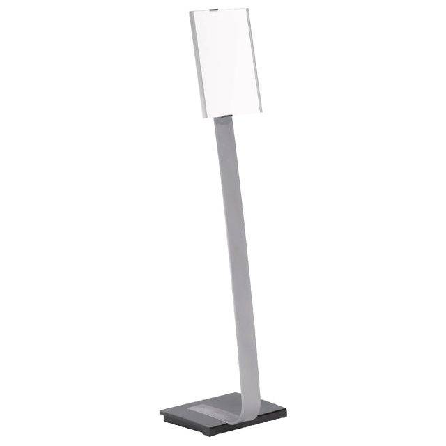 Durable 4812-23 Présentoir de sol argent (L x l x H) 280 x 302 x 1180 mm DIN A4-6