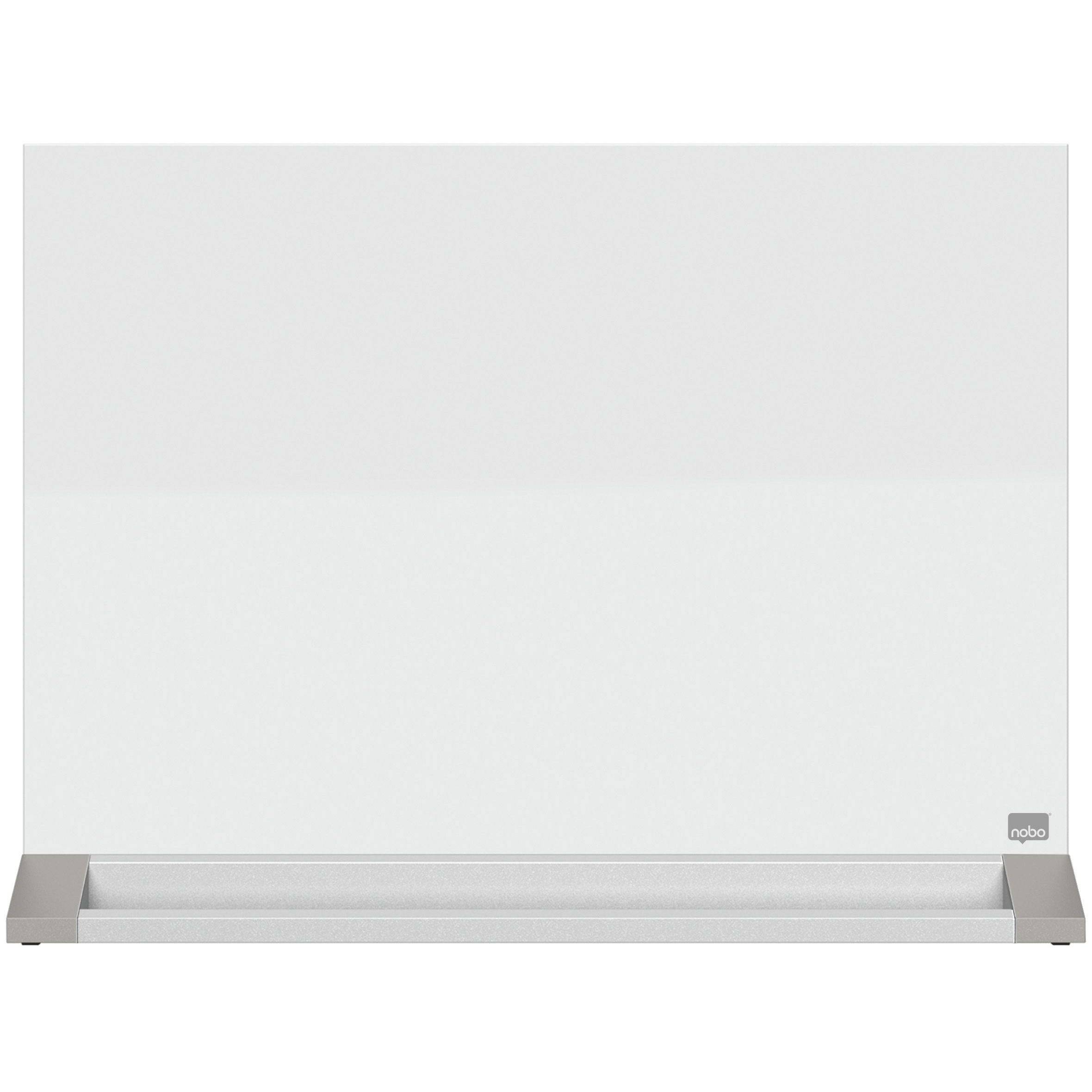 Séparateur de bureau en verre magnétique H 44,5 x L 58,5 cm Nobo-5