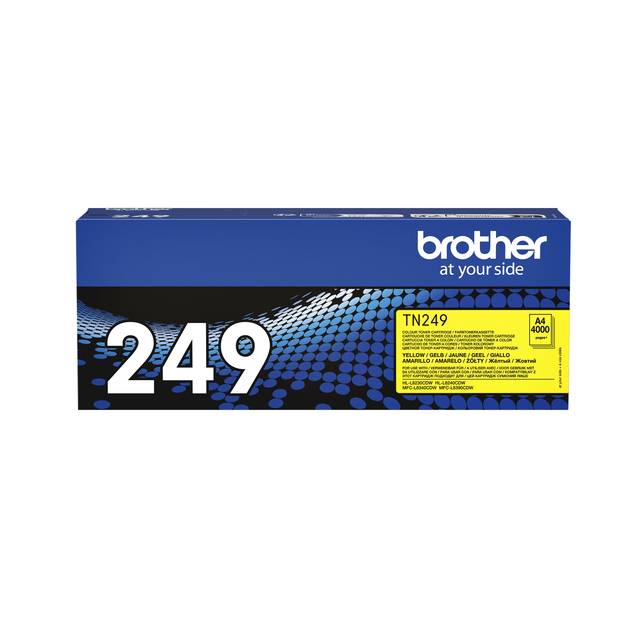 BROTHER TN-249Y Yellow Toner Cartridge Prints 4.000 pages-5