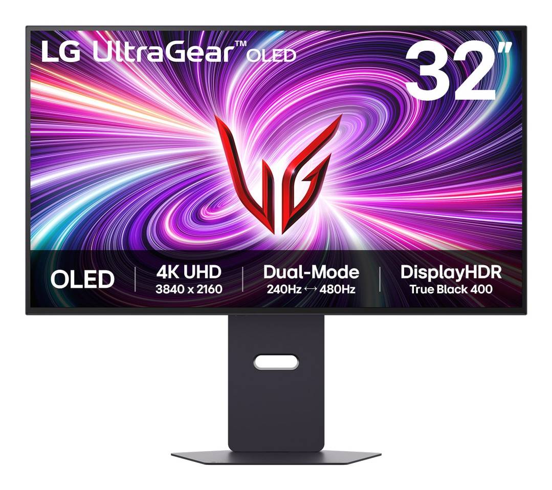 LG 32GS95UV-B, 81,3 cm (32"), 3840 x 2160 pixels, 4K Ultra HD, OLED, 0,03 ms, Noir-0