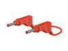 Stäubli XZG425/SIL Cordon de mesure de sécurité Banane mâle 4 mm Banane mâle 4 mm 0.50 m rouge 1 pc(s)