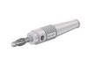 Fiche banane mâle Ø de la broche: 4 mm Stäubli L-41Q 64.9199-29 blanc 1 pc(s)