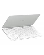 Logitech 920-013007, Mini, Sans fil, Bluetooth, Commutateur de touche « ciseaux », AZERTY, Blanc-0
