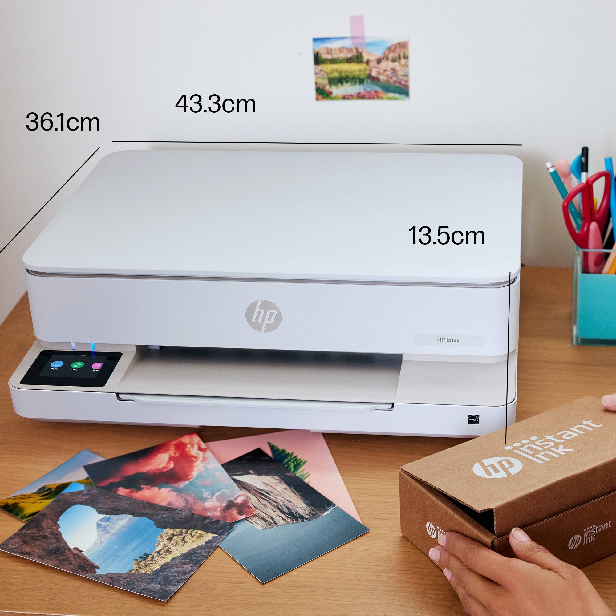 HP ENVY 6132e Wireless All-in-One Couleur Imprimante, Instant Ink; Impression photo, A jet d'encre thermique, Impression-4