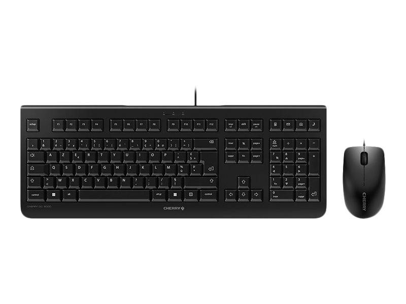 CHERRY Pack clavier & souris DC 2000 USB noir-0