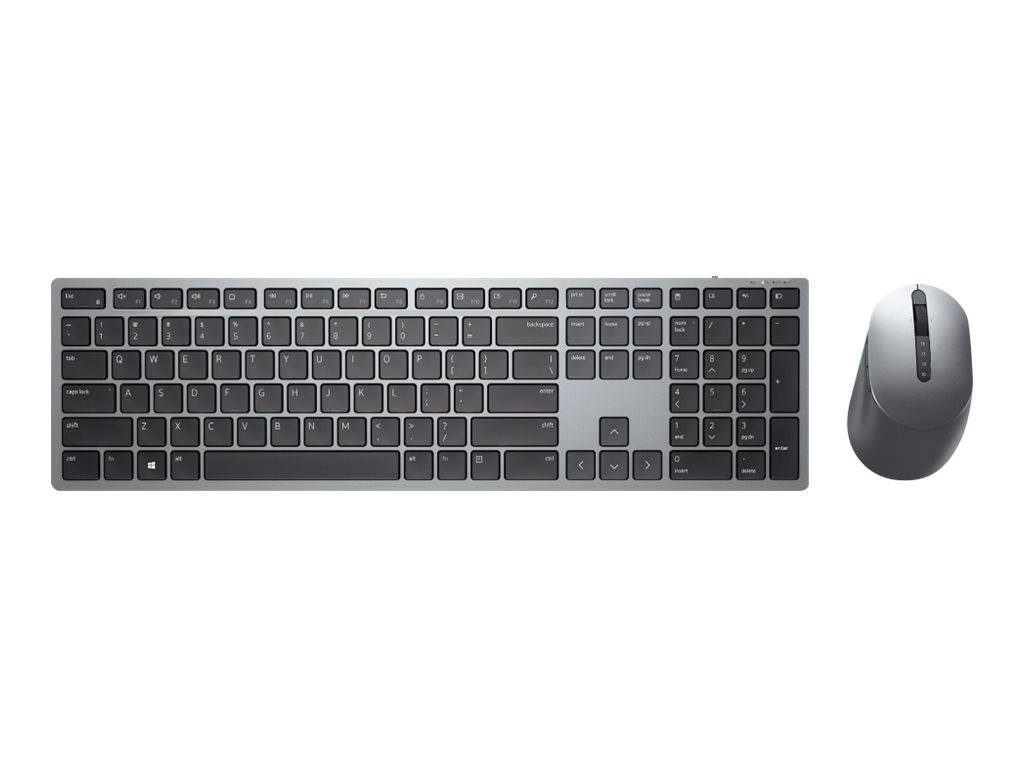 DELL Clavier et souris Pro Plus - KM7321W - français (AZERTY), Taille réelle (100 %), Sans fil, RF sans fil + Bluetooth,-0