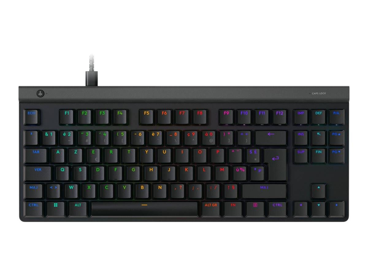 Logitech G G515, Avec fil, USB, Clavier mécanique, AZERTY, LED RGB, Noir-0