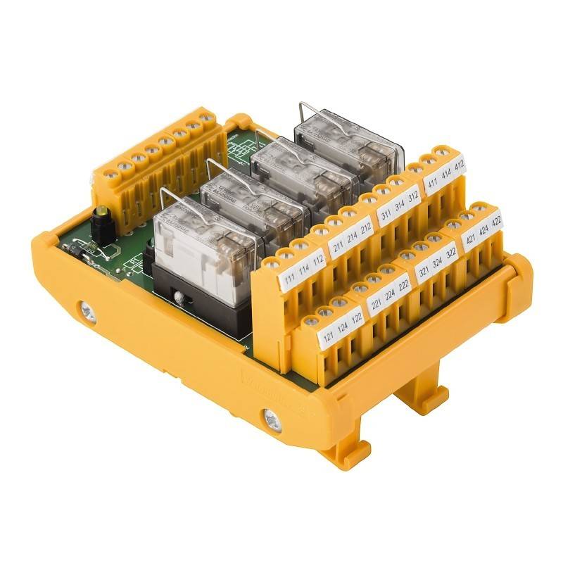 Weidmüller Carte relais avec indicateur LED 1 pc(s) RSM-4 12V- 2CO S 2 inverseurs (RT) 12 V/DC Piece-0