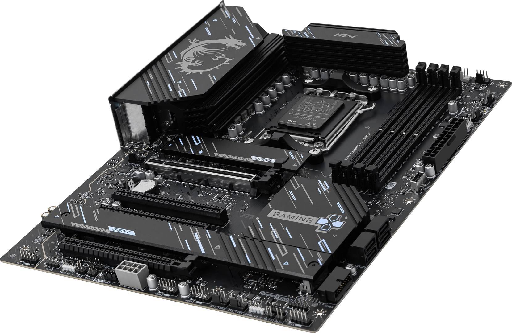 MSI X870 GAMING PLUS WIFI, AMD, Emplacement AM5, AMD Ryzen 7000 Series, AMD Ryzen 8000 Series, AMD Ryzen 9000 Series, DD-1