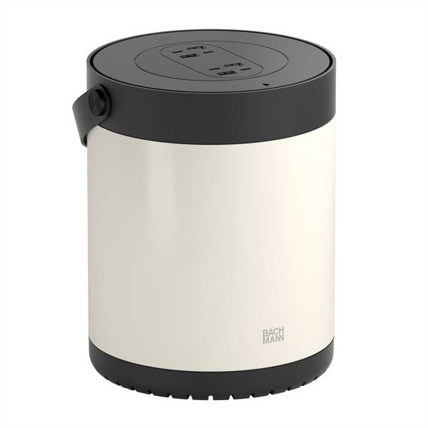 BACHMANN MOV:E POWER UNIT 4x Chargeurs USB-A/C, 220W , avec adaptateur Security Lock, N&B