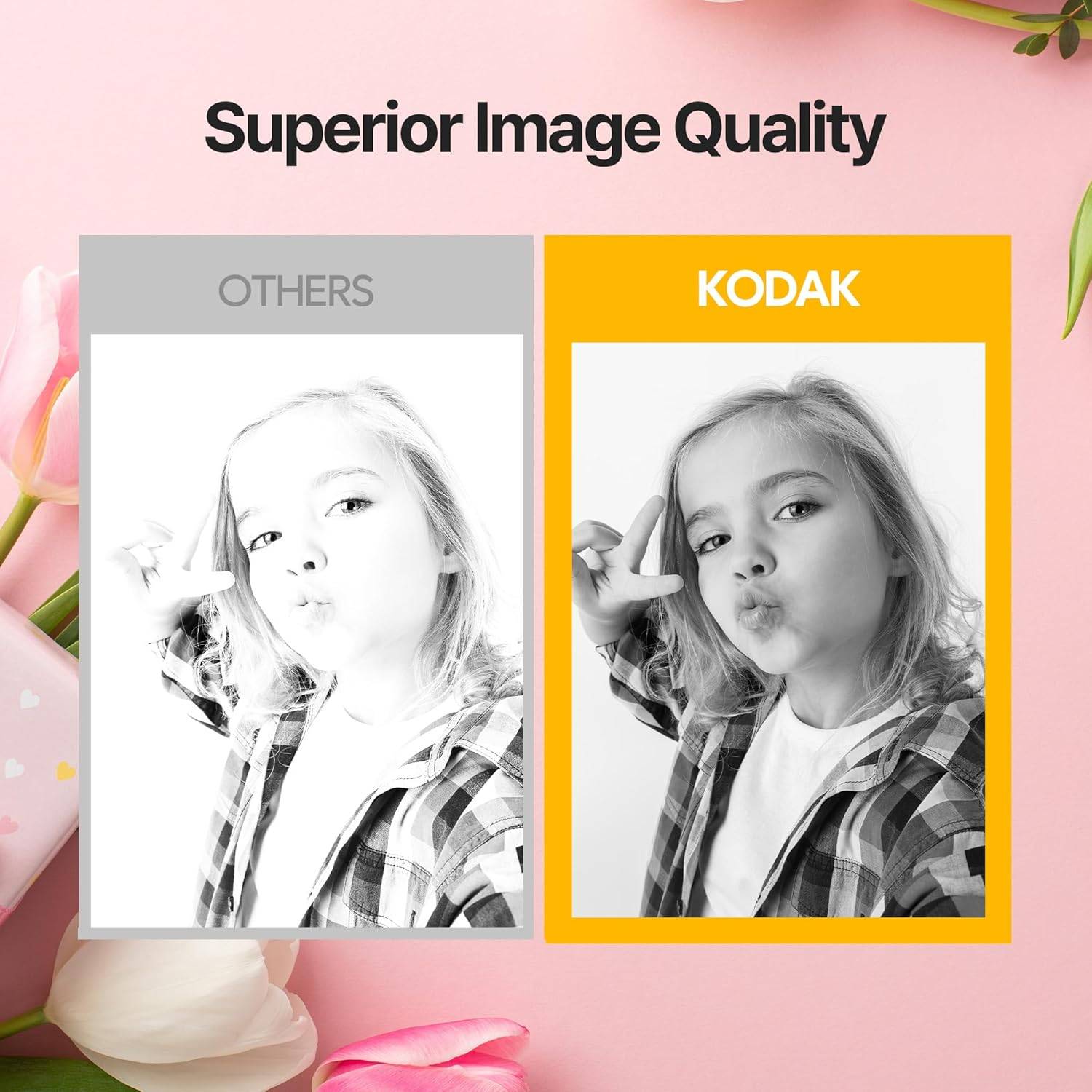 Kodak Memo Shot Era - Lot de 9 rouleaux de papier adhésif pour imprimante MS100 - Papier de haute qualité pour étiquett-2