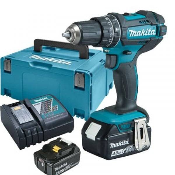 Perceuse à percussion 18V LXT -2x4,0 Ah- en MAKPAC - MAKITA DHP482RMJ-0